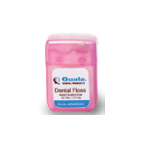 Quala Q48044 Nylon Waxed Dental Floss Bubblegum Patient Size 12 Yards 72/Pk Quala Q48044 Nylon Waxed Dental Floss Bubblegum Patient Size 12 Yards 72/Pk